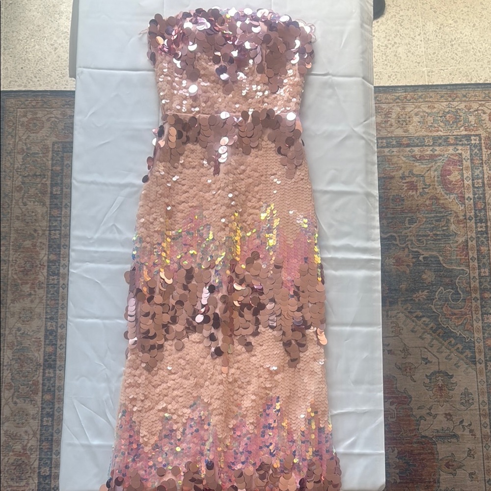 City Triangles Peach Dress